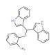 2-[2,2-Bis-(1H-indol-3-yl)-ethyl]-phenylamine (CAS 6941-73-7) - chemical structure image