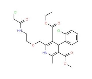 2-[2-(2-Chloro-acetylamino)-ethoxymethyl]-4-(2-chloro-phenyl)-6-methyl-1,4-dihydro-pyridine-3,5-dicarboxylic acid 3-ethyl est