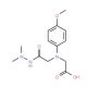 [[2-(2,2-Dimethylhydrazino)-2-oxoethyl]-(4-methoxyphenyl)amino]acetic acid - chemical structure image