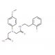 [(2-{[2-(2-Fluorophenyl)ethyl]amino}-2-oxoethyl)-(4-methoxyphenyl)amino]acetic acid - chemical structure image