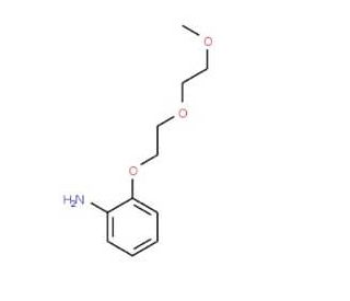 2-[2-(2-Methoxyethoxy)ethoxy]phenylamine - chemical structure image