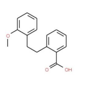 2-[2-(2-Methoxyphenyl)ethyl]benzoic acid - chemical structure image