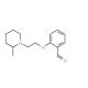 2-[2-(2-Methyl-piperidin-1-yl)-ethoxy]-benzaldehyde - chemical structure image