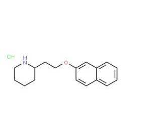 2-[2-(2-Naphthyloxy)ethyl]piperidine hydrochloride - chemical structure image