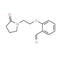 2-[2-(2-Oxo-pyrrolidin-1-yl)-ethoxy]-benzaldehyde - chemical structure image