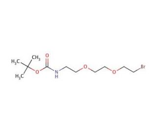 2-[2-(2-t-Boc-aminoethoxy]ethoxy]ethyl Bromide (CAS 165963-71-3) - chemical structure image