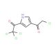 2,2,2-trichloro-1-[4-(chloroacetyl)-1H-pyrrol-2-yl]ethanone - chemical structure image