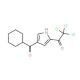 2,2,2-Trichloro-1-[4-(cyclohexylcarbonyl)-1H-pyrrol-2-yl]-1-ethanone - chemical structure image