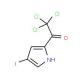 2,2,2-Trichloro-1-(4-iodo-1H-pyrrol-2-yl)-1-ethanone (CAS 72652-33-6) - chemical structure image