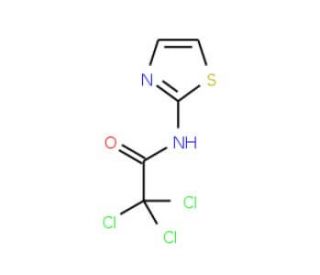 2,2,2-trichloro-N-1,3-thiazol-2-ylacetamide - chemical structure image