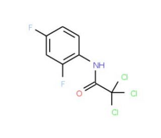 2,2,2-trichloro-N-(2,4-difluorophenyl)acetamide - chemical structure image