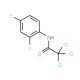 2,2,2-trichloro-N-(2,4-difluorophenyl)acetamide - chemical structure image