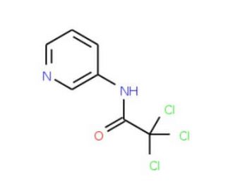 2,2,2-trichloro-N-pyridin-3-ylacetamide (CAS 82202-41-3) - chemical structure image