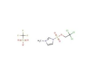 2,2,2-Trichloroethoxysulfuryl-N-methylimidazolium Triflate (CAS 903587-97-3) - chemical structure image