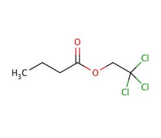 2,2,2-Trichloroethyl butyrate (CAS 57392-44-6) - chemical structure image