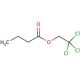 2,2,2-Trichloroethyl butyrate (CAS 57392-44-6) - chemical structure image