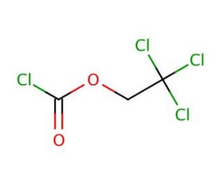 2,2,2-Trichloroethyl chloroformate (CAS 17341-93-4) - chemical structure image