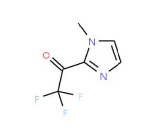 2,2,2-trifluoro-1-(1-methyl-1H-imidazol-2-yl)ethanone (CAS 62366-56-7) - chemical structure image