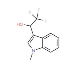 2,2,2-Trifluoro-1-(1-methyl-1H-indol-3-yl)-1-ethanol - chemical structure image
