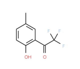 2,2,2-Trifluoro-1-(2-hydroxy-5-methylphenyl)-ethanone (CAS 70978-57-3) - chemical structure image