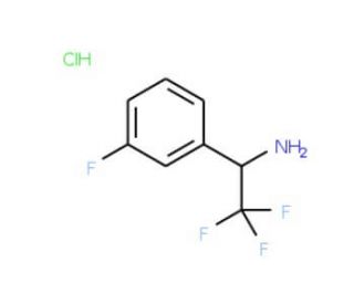2,2,2-Trifluoro-1-(3-fluorophenyl)ethylamine hydrochloride - chemical structure image