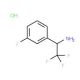 2,2,2-Trifluoro-1-(3-fluorophenyl)ethylamine hydrochloride - chemical structure image