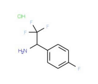 2,2,2-Trifluoro-1-(4-fluorophenyl)ethylamine hydrochloride - chemical structure image