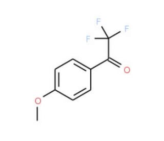 2,2,2-Trifluoro-1-(4-methoxy-phenyl)-ethanone (CAS 711-38-6) - chemical structure image
