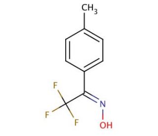 2,2,2-Trifluoro-1-(4-methylphenyl)ethanone Oxime (CAS 75703-25-2) - chemical structure image