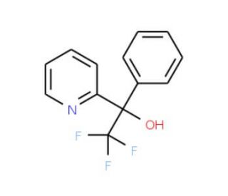 2,2,2-Trifluoro-1-phenyl-1-pyridin-2-yl-ethanol - chemical structure image