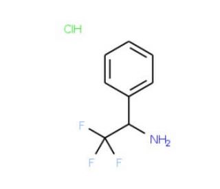2,2,2-Trifluoro-1-phenyl-ethylamine hydrochloride (CAS 13652-09-0) - chemical structure image