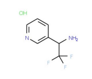 2,2,2-Trifluoro-1-pyridin-3-yl-ethylamine hydrochloride (CAS 1138011-22-9) - chemical structure image