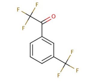 2,2,2-Trifluoro-3&prime;-(trifluoromethyl)acetophenone (CAS 721-37-9) - chemical structure image
