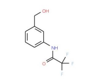 2,2,2-trifluoro-N-[3-(hydroxymethyl)phenyl]acetamide - chemical structure image