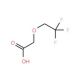 (2,2,2-trifluoroethoxy)acetic acid (CAS 675-67-2) - chemical structure image