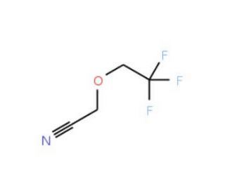 (2,2,2-trifluoroethoxy)acetonitrile (CAS 133915-26-1) - chemical structure image