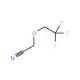 (2,2,2-trifluoroethoxy)acetonitrile (CAS 133915-26-1) - chemical structure image