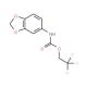 2,2,2-trifluoroethyl 1,3-benzodioxol-5-ylcarbamate - chemical structure image
