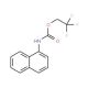 2,2,2-trifluoroethyl 1-naphthylcarbamate (CAS 363-21-3) - chemical structure image