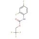 2,2,2-trifluoroethyl 2,4-difluorophenylcarbamate - chemical structure image