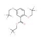 2,2,2-Trifluoroethyl 2,5-Bis(2,2,2-trifluoroethoxy)benzoate (CAS 50778-57-9) - chemical structure image