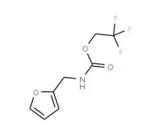 2,2,2-trifluoroethyl 2-furylmethylcarbamate - chemical structure image