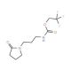 2,2,2-trifluoroethyl 3-(2-oxopyrrolidin-1-yl)propylcarbamate - chemical structure image