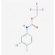 2,2,2-trifluoroethyl 3-chloro-4-methylphenylcarbamate - chemical structure image
