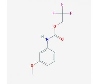 2,2,2-trifluoroethyl 3-methoxyphenylcarbamate - chemical structure image