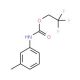 2,2,2-trifluoroethyl 3-methylphenylcarbamate - chemical structure image