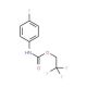 2,2,2-trifluoroethyl 4-fluorophenylcarbamate - chemical structure image