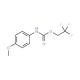 2,2,2-trifluoroethyl 4-methoxyphenylcarbamate - chemical structure image