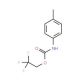2,2,2-trifluoroethyl 4-methylphenylcarbamate - chemical structure image