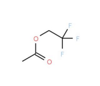 2,2,2-Trifluoroethyl acetate (CAS 406-95-1) - chemical structure image
